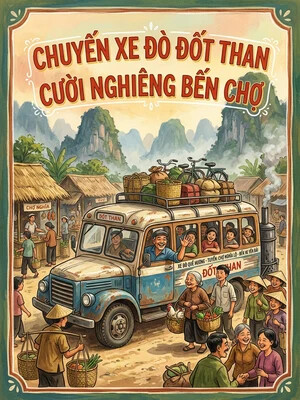 Bìa truyện Chuyến Xe Đò Đốt Than Cười Nghiêng Bến Chợ