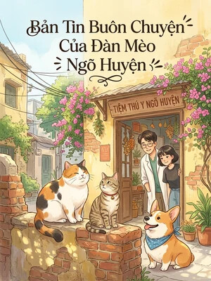 Bìa truyện Bản Tin Buôn Chuyện Của Đàn Mèo Ngõ Huyện