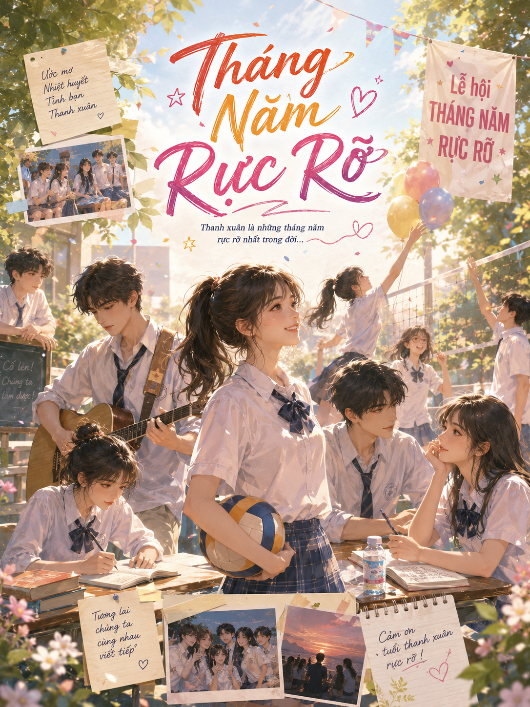 Bìa truyện Tháng Năm Rực Rỡ